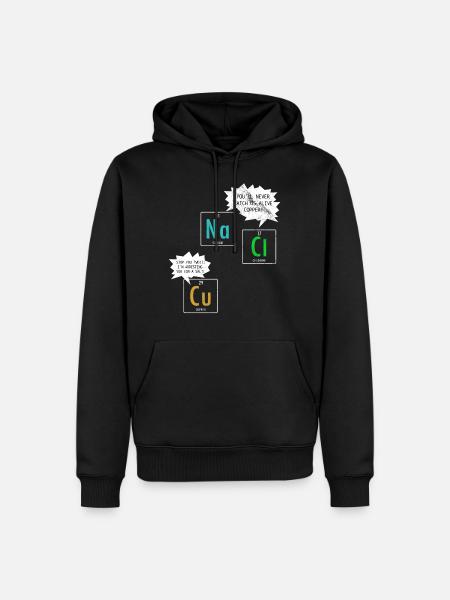Chemistry joke - Men’s Premium Organic Hoodie - black