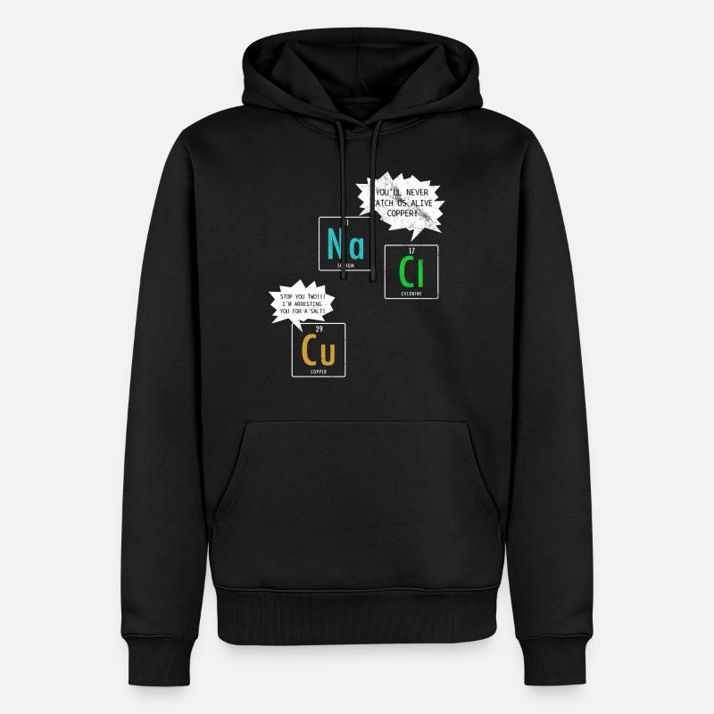 Blague chimie - Sweat à capuche Premium bio Homme - noir