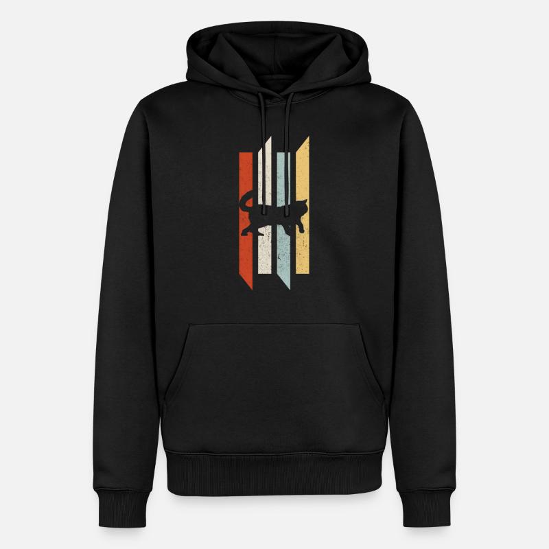 Ragdoll chats Ragdoll chat cadeau - Sweat à capuche Premium bio Homme - noir