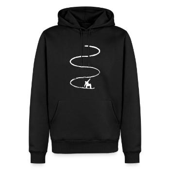 Snowboard Snowboarding - Männer Premium Bio Hoodie - Schwarz - Vorne - Nico (187cm)