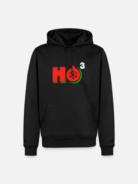 Weihnachtsmann - Männer Premium Bio Hoodie - Schwarz