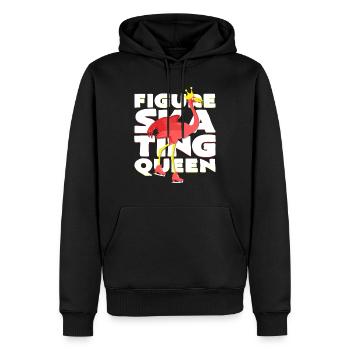 Eiskunstläufer - Männer Premium Bio Hoodie - Schwarz - Vorne - Nico (187cm)