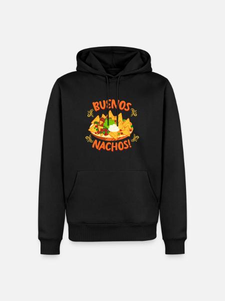 Buenos Nachos Mexico Food - Men’s Premium Organic Hoodie - black