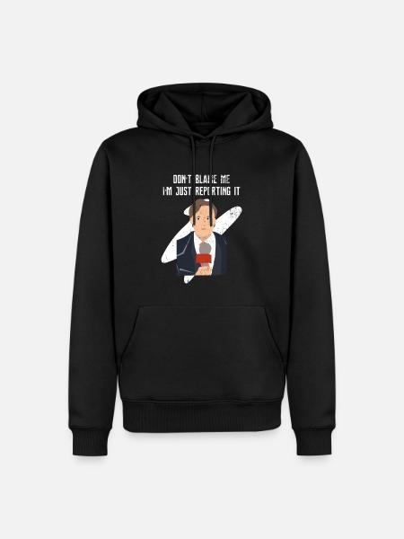 Reporter Journalist - Männer Premium Bio Hoodie - Schwarz