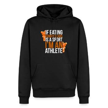 Gummibär Gummibärchen Gummibären Süßes Geschenk - Männer Premium Bio Hoodie - Schwarz - Vorne - Nico (187cm)