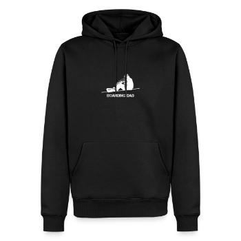 Snowboard Boarding Papa Dad Geschenke - Männer Premium Bio Hoodie - Schwarz - Vorne - Nico (187cm)