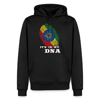 Ethiopia - It'S In My Dna - Männer Premium Bio Hoodie - Schwarz - Vorne - Nico (187cm)