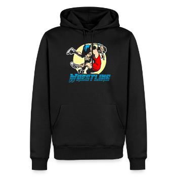 Wrestling - Männer Premium Bio Hoodie - Schwarz - Vorne - Nico (187cm)