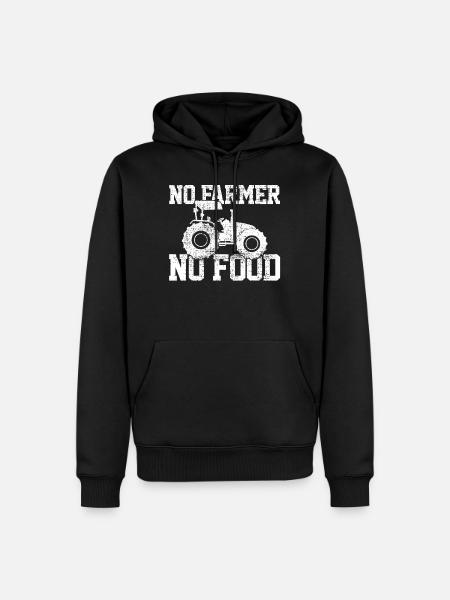 Bauer Bauer Bauer - Männer Premium Bio Hoodie - Schwarz