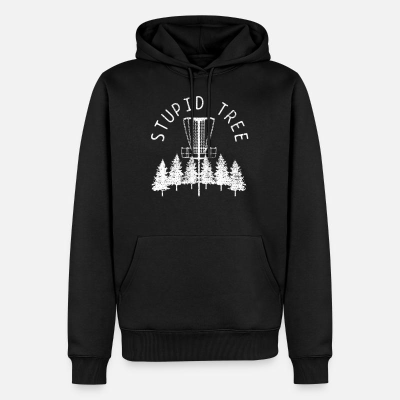 DISC GOLF PARK - Männer Premium Bio Hoodie - Schwarz