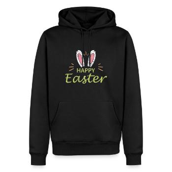 Easter Easter - Men’s Premium Organic Hoodie - black - Front - Nico (187cm)