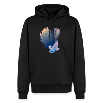 Betta Splendens Kampffisch Labyrinthfisch Geschenk - Männer Premium Bio Hoodie - Schwarz - Vorne - Nico (187cm)