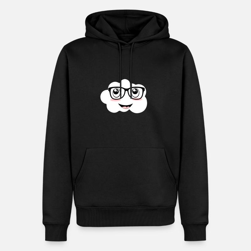 Nuage doux - Sweat à capuche Premium bio Homme - noir