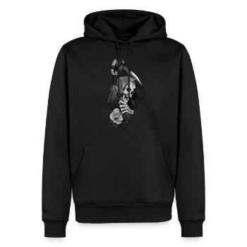 The Grim reaper - Men’s Premium Organic Hoodie - black - Front - Nico (187cm)