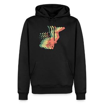 Diving Diver Diving Suit - Sweat à capuche Premium bio Homme - noir - Devant - Nico (187cm)