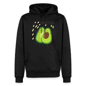Avocat à vie! - Sweat à capuche Premium bio Homme - noir - Devant - Nico (187cm)