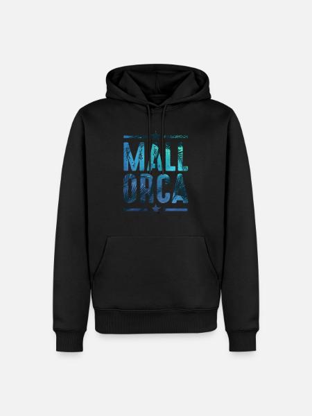 Mallorca - Men’s Premium Organic Hoodie - black