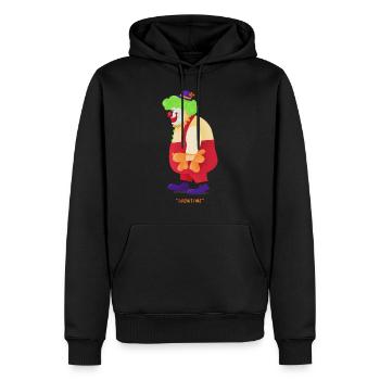 Carnaval Carnaval Clown Helau Alaaf Cadeau - Sweat à capuche Premium bio Homme - noir - Devant - Nico (187cm)