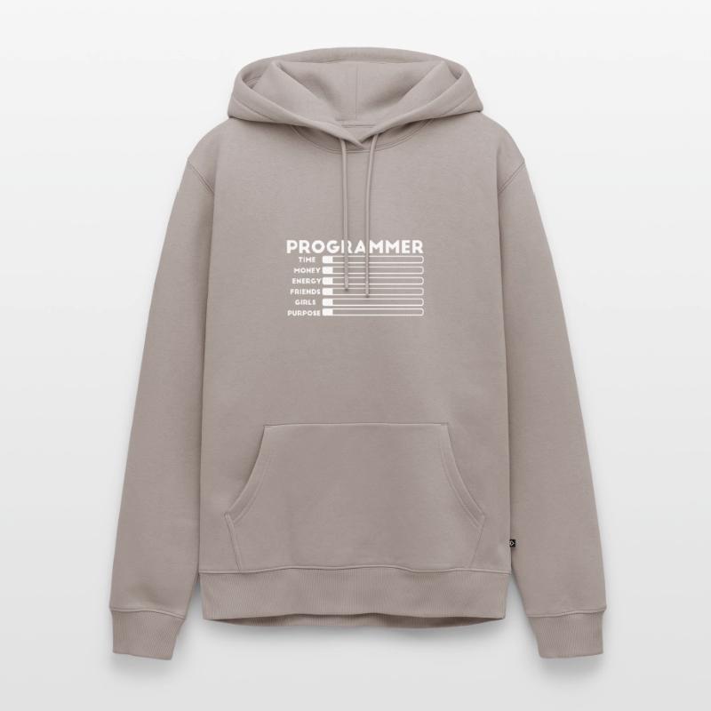 Programmeur nerd computer HTML Sweat à capuche Premium bio Homme