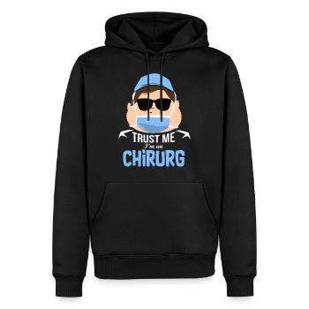 Chirurg Ärztin - Männer Premium Bio Hoodie - Schwarz - Vorne - Nico (187cm)