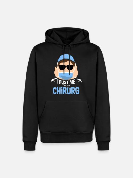 Surgeon doctor - Men’s Premium Organic Hoodie - black