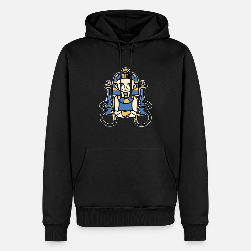 Cadeau de dieu pharaon - Sweat à capuche Premium bio Homme - noir