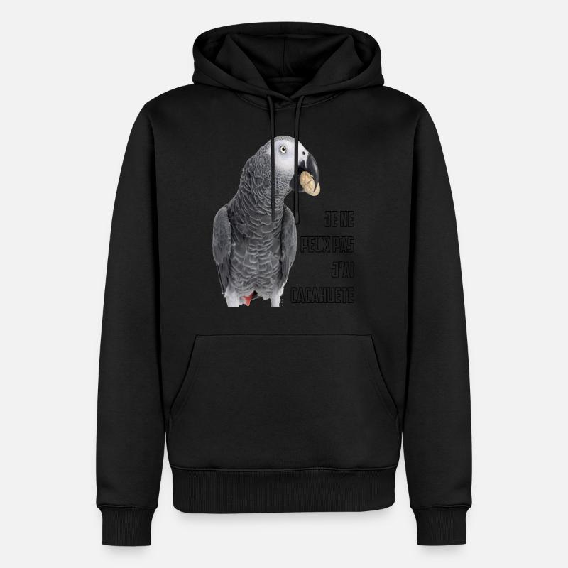 GRIS DU GABON - Sweat à capuche Premium bio Homme - undefined