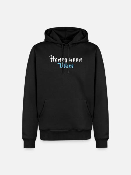 HONEYMOON SHIRT - Männer Premium Bio Hoodie - Schwarz