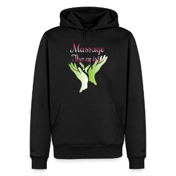 Massage Therapist Massage Masseur Masseuse - Männer Premium Bio Hoodie - Schwarz - Vorne - Nico (187cm)