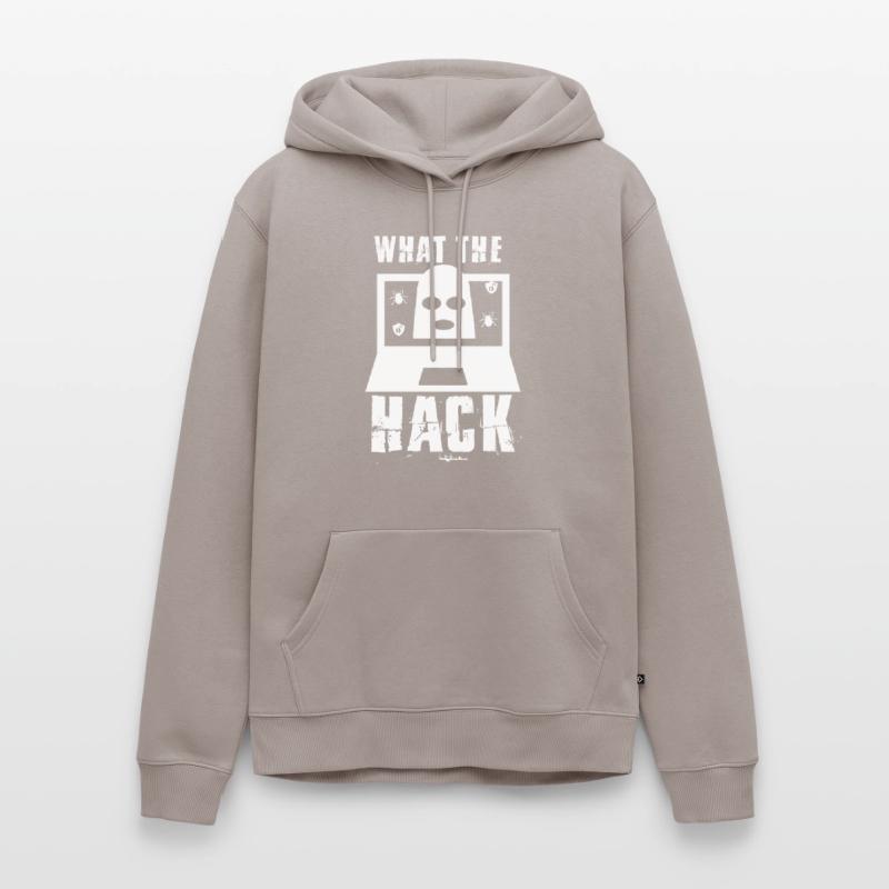 Lustig, was der Hack Hacker oder Computer Geek Geschenk Männer Premium Bio Hoodie