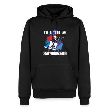 Snowboard Snowboarder Snowboarden - Männer Premium Bio Hoodie - Schwarz - Vorne - Nico (187cm)