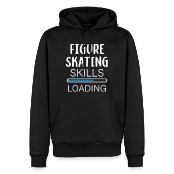 Eiskunstlauf Loading - Männer Premium Bio Hoodie - Schwarz - Vorne - Nico (187cm)