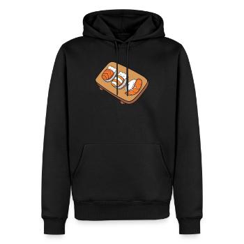 Sushi Schlafende Sushis Japan Lustig Geschenk - Männer Premium Bio Hoodie - Schwarz - Vorne - Nico (187cm)