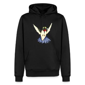 Kolibri Seglervögel Vögel Vogel Tier Geschenk - Männer Premium Bio Hoodie - Schwarz - Vorne - Nico (187cm)