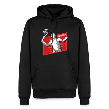 speedminton - Men’s Premium Organic Hoodie - black - Front - Nico (187cm)
