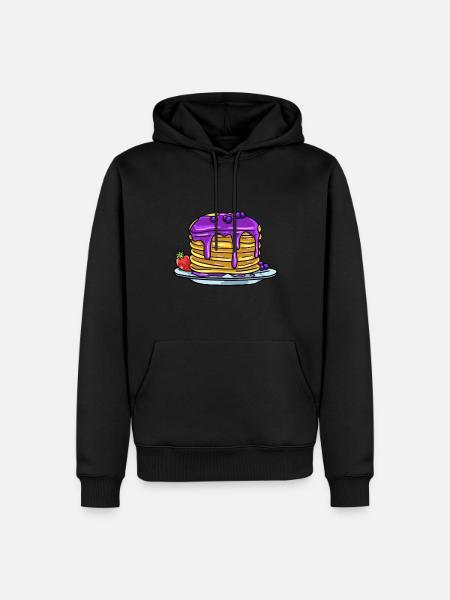 Pancake pancake pancake gift - Men’s Premium Organic Hoodie - black