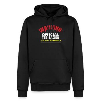 Teenager T-Shirt Geschenk 13 Jahre Official - Männer Premium Bio Hoodie - Schwarz - Vorne - Nico (187cm)