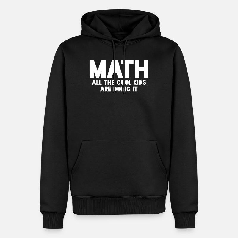 Math math - Men’s Premium Organic Hoodie - black