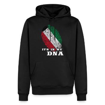 Koweït - It’S In My Dna - Sweat à capuche Premium bio Homme - noir - Devant - Nico (187cm)
