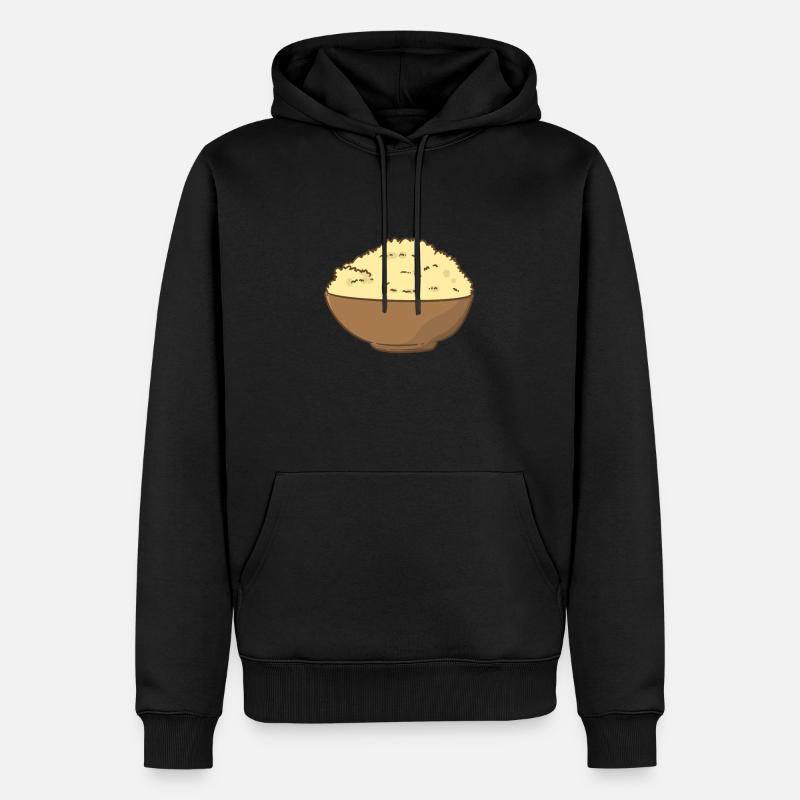 Reispudding - Männer Premium Bio Hoodie - Schwarz