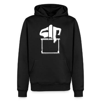 Hürdenlauf Läufer T-Shirt Leichtathletik Geschenk - Männer Premium Bio Hoodie - Schwarz - Vorne - Nico (187cm)