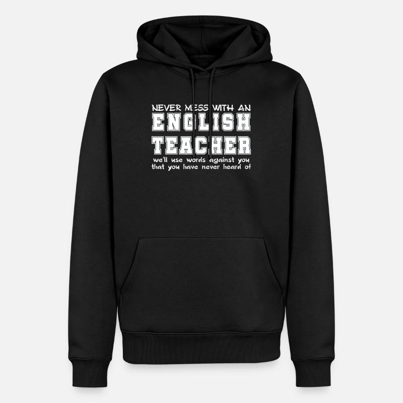 Lehrer - Männer Premium Bio Hoodie - Schwarz