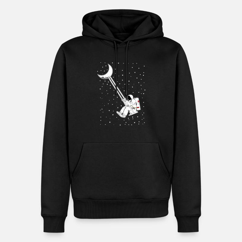 Spaceman - Sweat à capuche Premium bio Homme - noir
