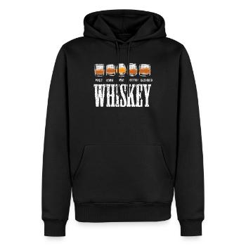 Dearadh Bronntanais Coole Uisce Beatha - Männer Premium Bio Hoodie - Schwarz - Vorne - Nico (187cm)
