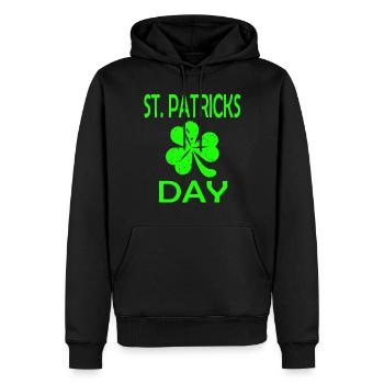 St Patricks Day - Männer Premium Bio Hoodie - Schwarz - Vorne - Nico (187cm)