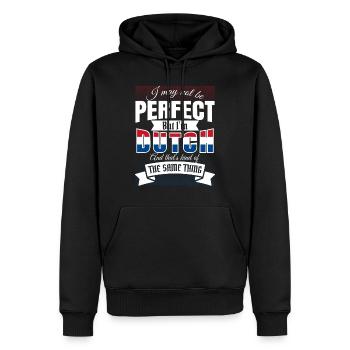 Hollande Pays-Bas Néerlandais Cadeau - Sweat à capuche Premium bio Homme - noir - Devant - Nico (187cm)