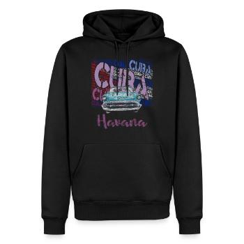 Havana Cuba Souvenir Geschenk T-Shirt - Männer Premium Bio Hoodie - Schwarz - Vorne - Nico (187cm)