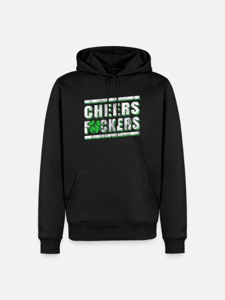 St. Patrick's Day Drink - Men’s Premium Organic Hoodie - black