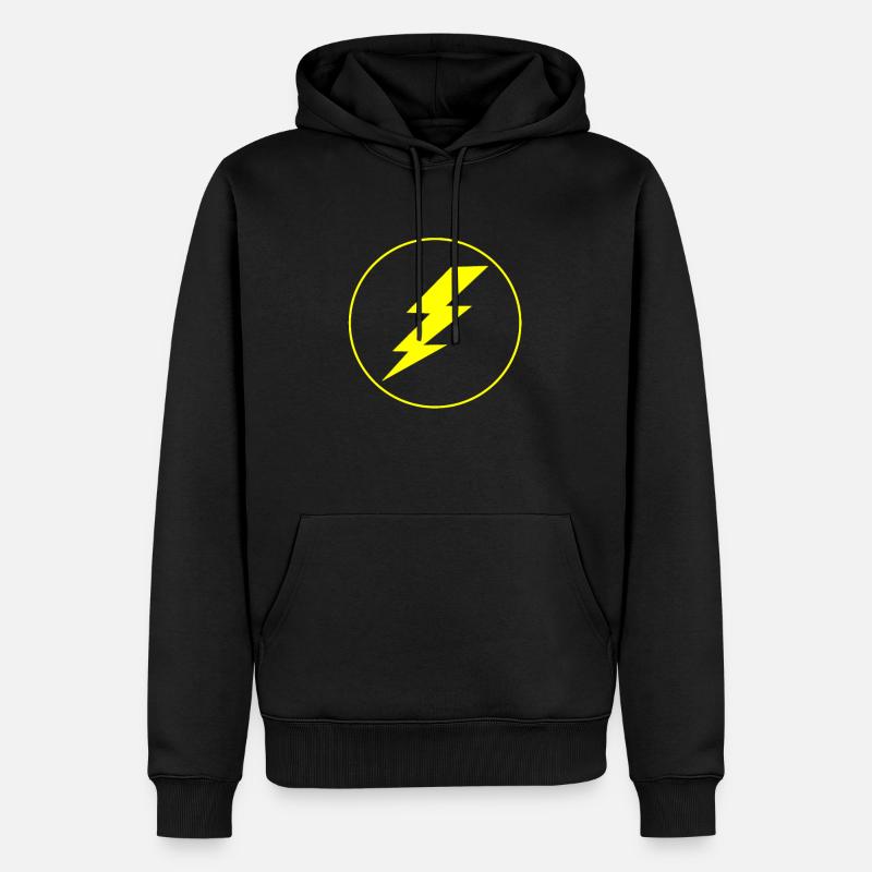 Flash - Sweat à capuche Premium bio Homme - noir