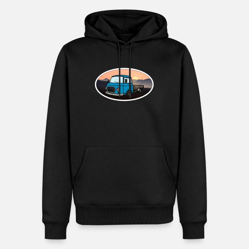 b1000bed - Men’s Premium Organic Hoodie - black